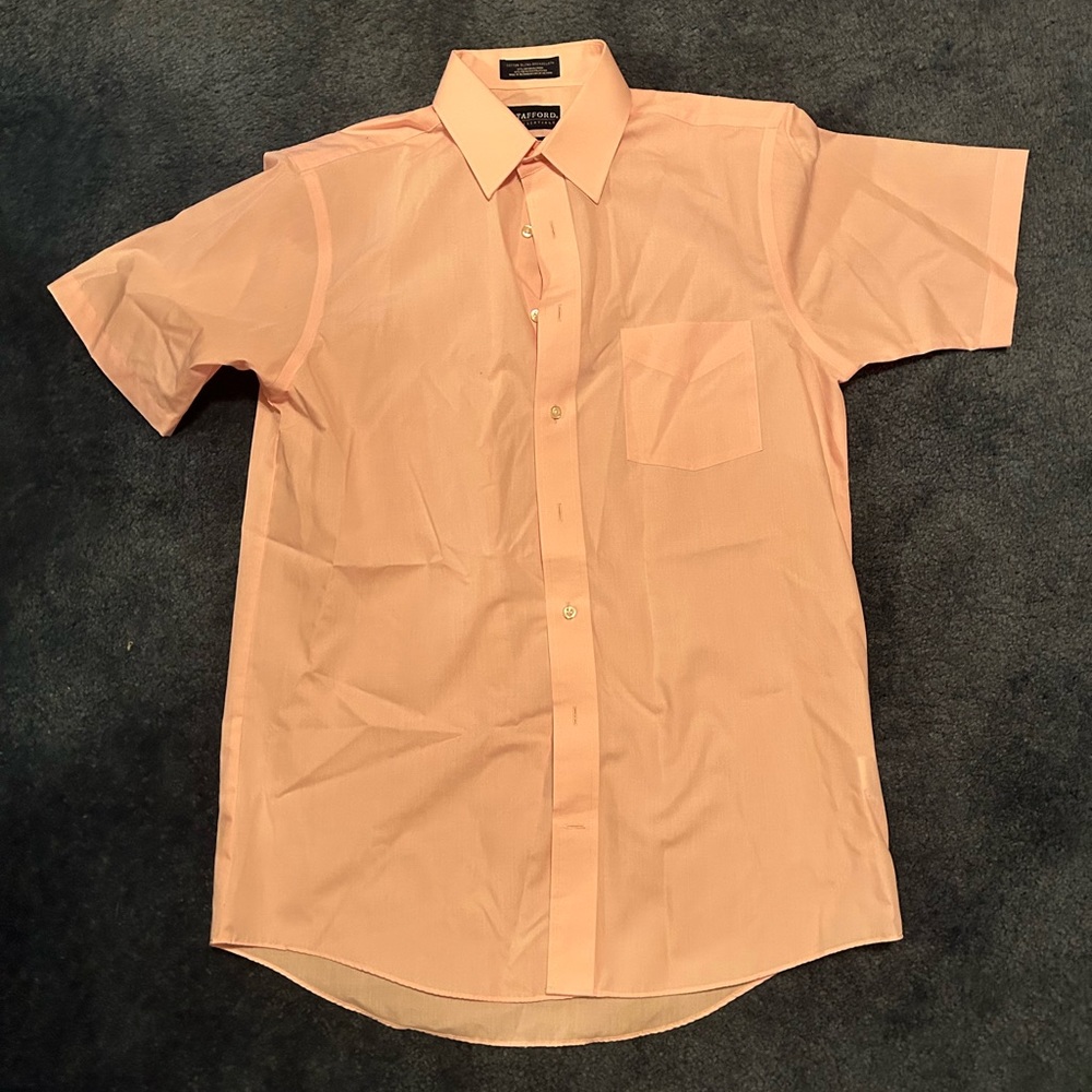 Stanford Dress shirt, shirt sleeves, pink,  15 1/2 classic Fit